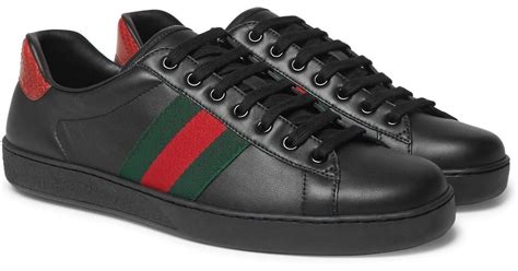 gucci black shoes for men